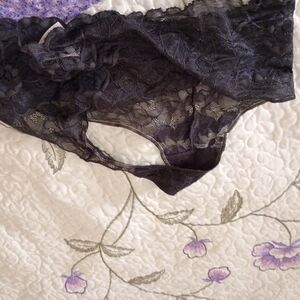 Vintage Y2K 2003 Victoria Secret String Thong Panties Panty Lace Second Skin